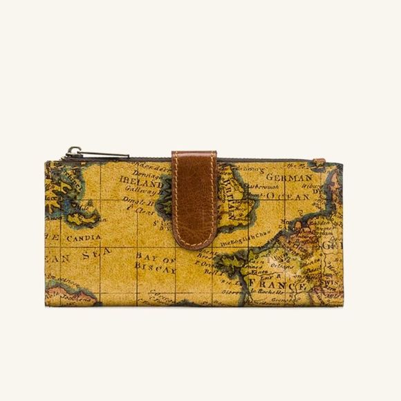 Patricia Nash European Map Nazari Wallet